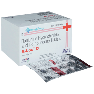 Medilines Pharma - R-Loc D 10mg/150mg Tablet
